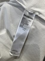 Balenciaga Solid-Color Safety Tape Micro-Logo Short-Sleeve T-Shirt 1 - 图片 7