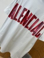 Balenciaga Solid-Color Safety Tape Micro-Logo Short-Sleeve T-Shirt 1 - 图片 8