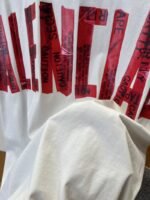 Balenciaga Solid-Color Safety Tape Micro-Logo Short-Sleeve T-Shirt 1 - 图片 9