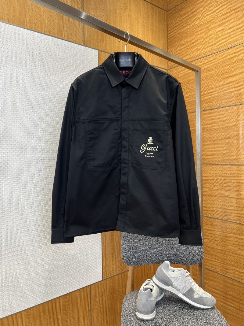 wsxc1775776191812_0.jpg Gucci Pocket-Print Collared Work Jacket - 图片 1