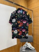 Gucci Floral All-Over Print Single-Button Short-Sleeve Shirt - 图片 2