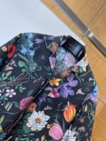 Gucci Floral All-Over Print Single-Button Short-Sleeve Shirt - 图片 3