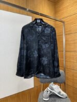 Gucci Floral Print lapel Long-Sleeve Collared Shirt