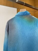 Fendi Gradient Subtle Pattern Jacquard Short-Sleeve Shirt - 图片 8