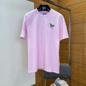 Dior Short-Sleeve T-Shirt With Butterfly Embroidery 1