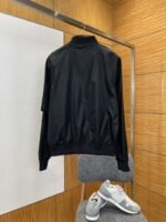 Prada Solid-Color Drop-Shoulder Long-Sleeve Zipper Jacket - 图片 2