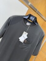 Dior Leather-Label Pocket Crew-Neck Short-Sleeve T-Shirt 1 - 图片 3