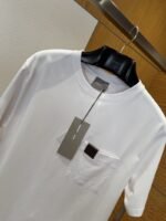 Dior Leather-Label Pocket Crew-Neck Short-Sleeve T-Shirt 2 - 图片 3