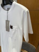 Dior Leather-Label Pocket Crew-Neck Short-Sleeve T-Shirt 2 - 图片 8